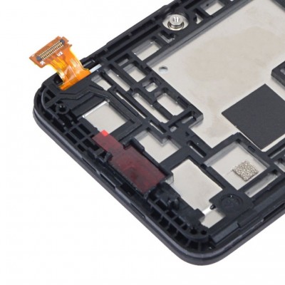 LCD with Touch Screen for Nokia Lumia 635 RM-974 - Black (complete assembly folder)