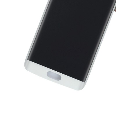 LCD with Touch Screen for Samsung Galaxy S6 edge Plus Duos - White (complete assembly folder)