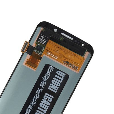 LCD with Touch Screen for Samsung Galaxy S6 edge Plus Duos - White (complete assembly folder)