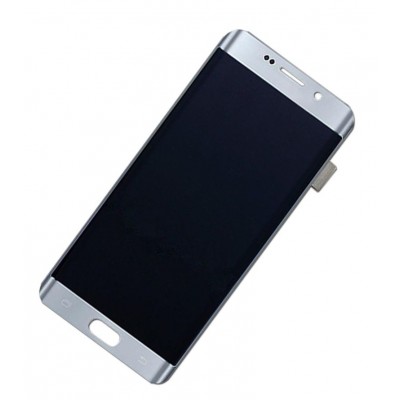 LCD with Touch Screen for Samsung Galaxy S7 Edge - Silver (complete assembly folder)