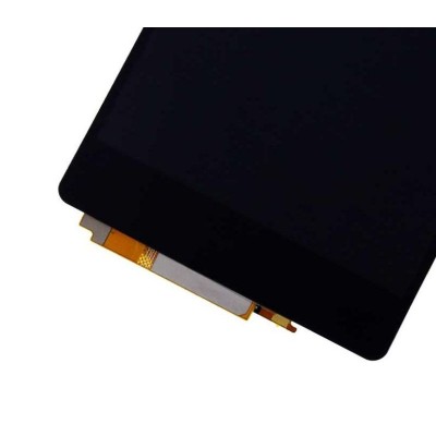 Display for Sony Xperia Z2 D6503 - Black (complete assembly folder) (Combo Folder) by Maxbhi.com