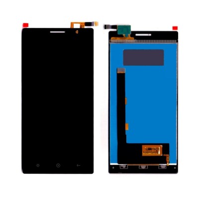 Lcd With Touch Screen For Lyf Wind 4 White By - Maxbhi Com