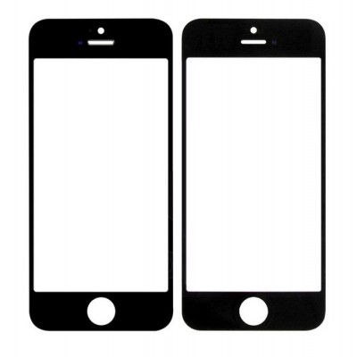 Replacement Front Glass For Apple Iphone 5c Blue By - Maxbhi Com