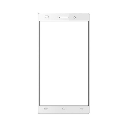Replacement Front Glass For Intex Aqua Power Plus White By - Maxbhi.com