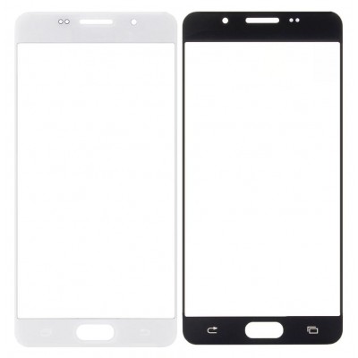 Replacement Front Glass For Samsung Galaxy A7 2016 White By - Maxbhi Com