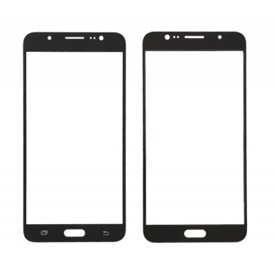 Replacement Front Glass For Samsung Galaxy J7 2016 Black By - Maxbhi Com