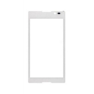 Replacement Front Glass For Sony Xperia C S39h White By - Maxbhi.com