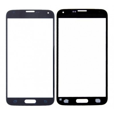 Replacement Front Glass For Samsung Galaxy S5 Smg900h Blue By - Maxbhi Com
