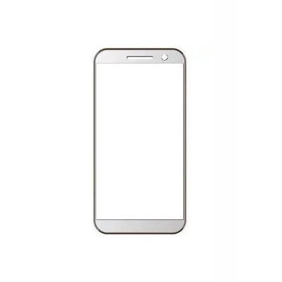 Replacement Front Glass For Spice Stellar Xlife M5 Plus Silver By - Maxbhi.com