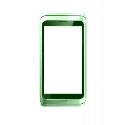 Replacement Front Glass For Nokia E7 Green By - Maxbhi.com