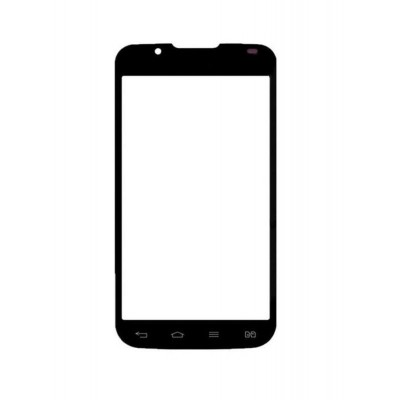 Replacement Front Glass For Lg Optimus L7 Ii Dual P715 Black By - Maxbhi.com