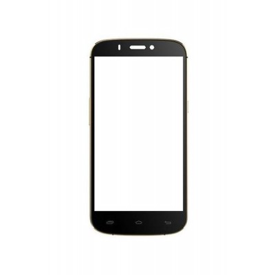 Replacement Front Glass For Micromax Canvas Gold Black By - Maxbhi.com