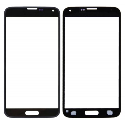 Replacement Front Glass For Samsung Galaxy S5 Duos Black By - Maxbhi Com