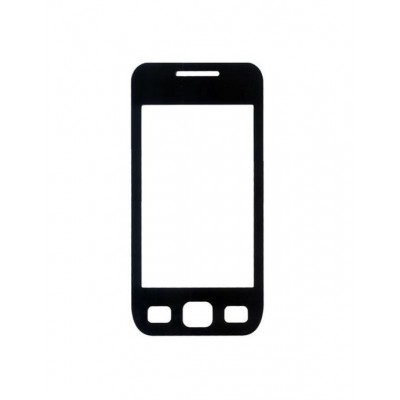 Replacement Front Glass For Samsung S5250 Wave525 Black By - Maxbhi.com