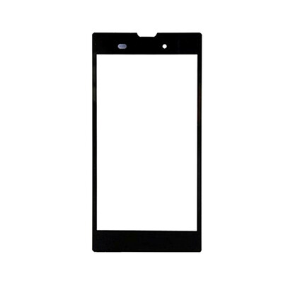 Replacement Front Glass For Sony Xperia T3 Black By - Maxbhi.com