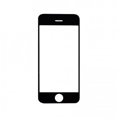 Replacement Front Glass For Apple Iphone White By - Maxbhi Com