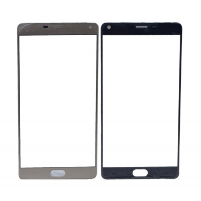 Replacement Front Glass For Gionee M5 Plus Gold By - Maxbhi Com