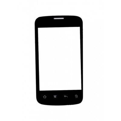Replacement Front Glass For Micromax Bolt A27 Black By - Maxbhi.com