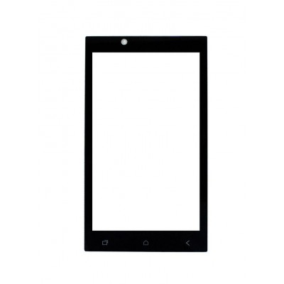 Replacement Front Glass For Micromax Bolt S300 Black By - Maxbhi.com