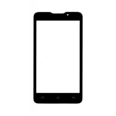 Replacement Front Glass For Micromax Canvas Viva A72 Black By - Maxbhi.com