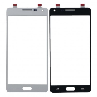 Replacement Front Glass For Samsung Galaxy A5 A500h Silver By - Maxbhi Com