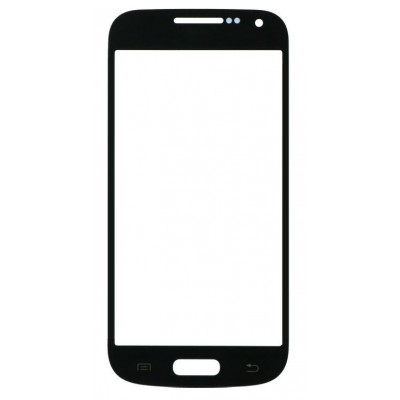 Replacement Front Glass For Samsung Galaxy S4 Mini I9198 Black By - Maxbhi Com
