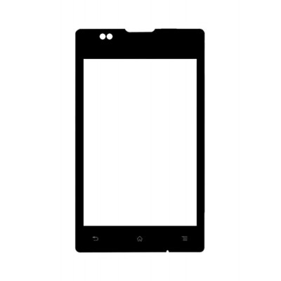 Replacement Front Glass For Sony Ericsson Xperia E Dual C1605 White By - Maxbhi.com