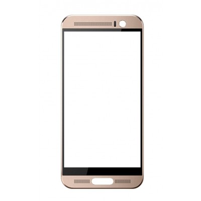 Replacement Front Glass For Htc One Me Dual Gold By - Maxbhi.com