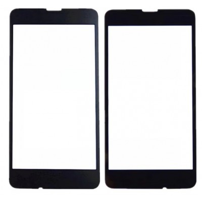 Replacement Front Glass For Nokia Lumia 630 Black By - Maxbhi Com