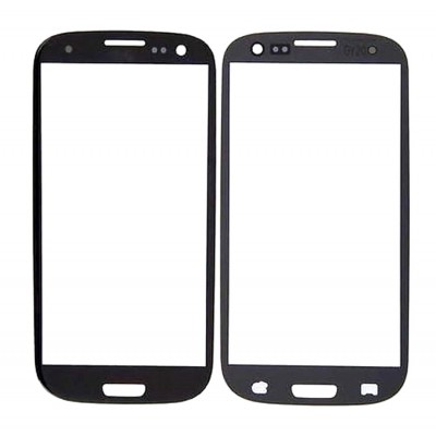 Replacement Front Glass For Samsung Galaxy S Iii T999 Black By - Maxbhi Com
