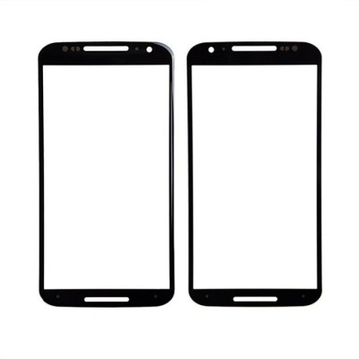 Replacement Front Glass For Motorola Moto X2 Black By - Maxbhi Com