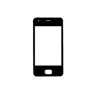 Replacement Front Glass For Karbonn A50 Black By - Maxbhi.com