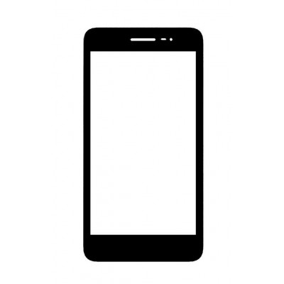Replacement Front Glass For Lava Iris Fuel F1 Black By - Maxbhi.com