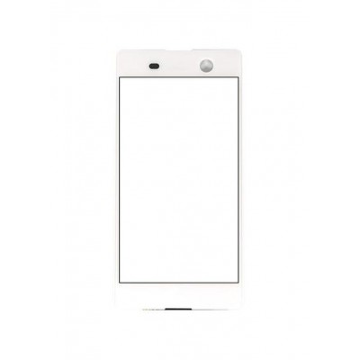 Replacement Front Glass For Sony Xperia M5 White By - Maxbhi.com