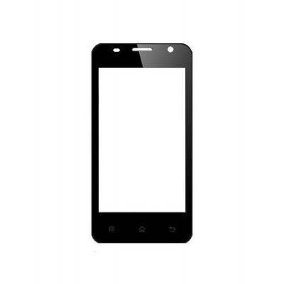 Replacement Front Glass For Karbonn A1 Plus Duple Black By - Maxbhi.com