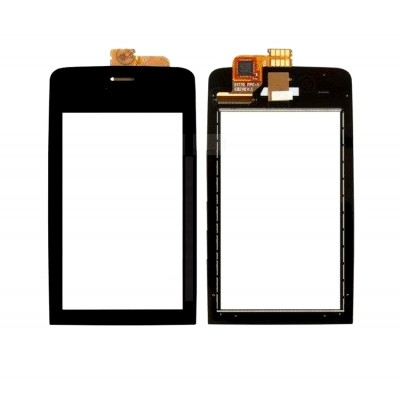 Touch Screen Digitizer For Nokia Asha 310 Black By - Maxbhi Com