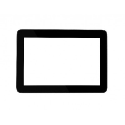 Replacement Front Glass For Hp Omni 10 Black By - Maxbhi.com