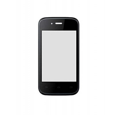 Replacement Front Glass For Micromax Bolt D200 Black By - Maxbhi.com