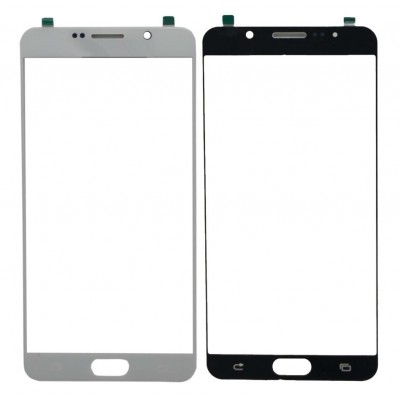 Replacement Front Glass For Samsung Galaxy Note 5 Dual Sim 32gb White By - Maxbhi Com