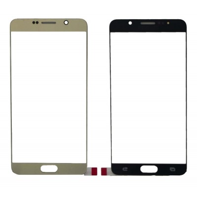 Replacement Front Glass For Samsung Galaxy Note 5 Dual Sim 64gb Gold By - Maxbhi Com