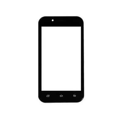 Replacement Front Glass For Bell Freedom 251 Black By - Maxbhi.com