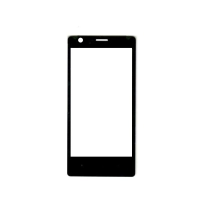 Replacement Front Glass For Celkon A112 Black By - Maxbhi.com