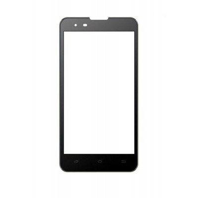 Replacement Front Glass For Intex Aqua Hd 5.0 Black By - Maxbhi.com