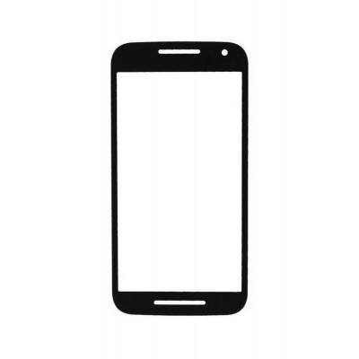 Replacement Front Glass For Motorola Moto G 3rd Gen 8gb Black By - Maxbhi.com