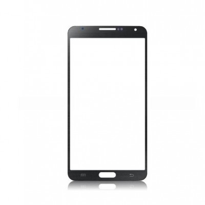 Replacement Front Glass For Samsung Galaxy Note 3 Cdma 32gb Black By - Maxbhi.com