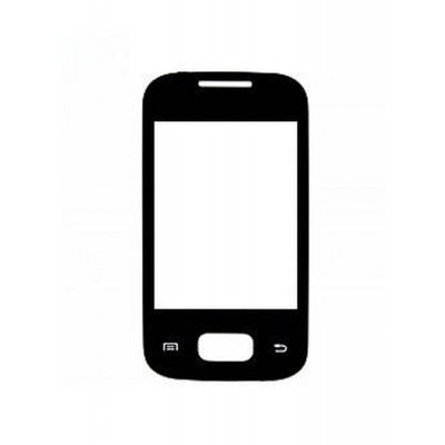 Replacement Front Glass For Samsung Galaxy Pocket Black By - Maxbhi.com