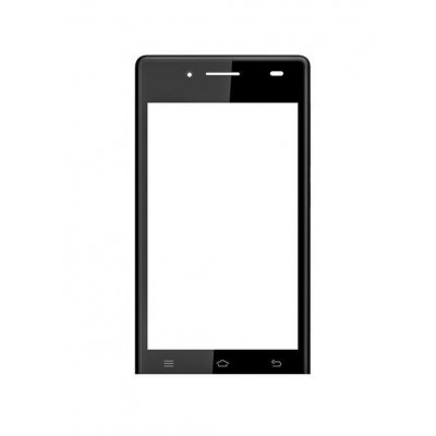 Replacement Front Glass For Spice Mi436 Stellar Glamour White By - Maxbhi.com