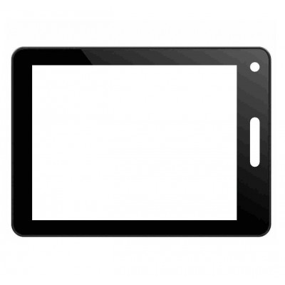 Replacement Front Glass For Bsnl Penta Tpad Is801c Black By - Maxbhi.com