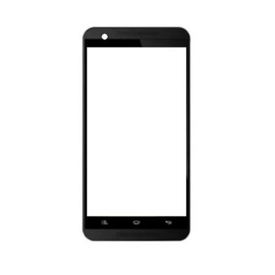 Replacement Front Glass For Celkon Millennia Me Q54 Plus Dual Sim Black By - Maxbhi.com