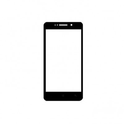 Replacement Front Glass For Iball Andi 5k Panther Black By - Maxbhi.com